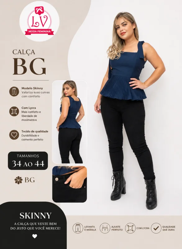 Calça Boneca Gaiata Akinny